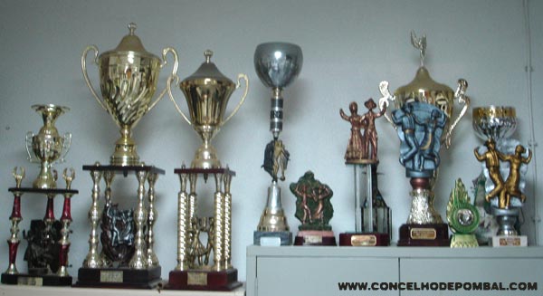 Alguns do muitos troféus já conquistados